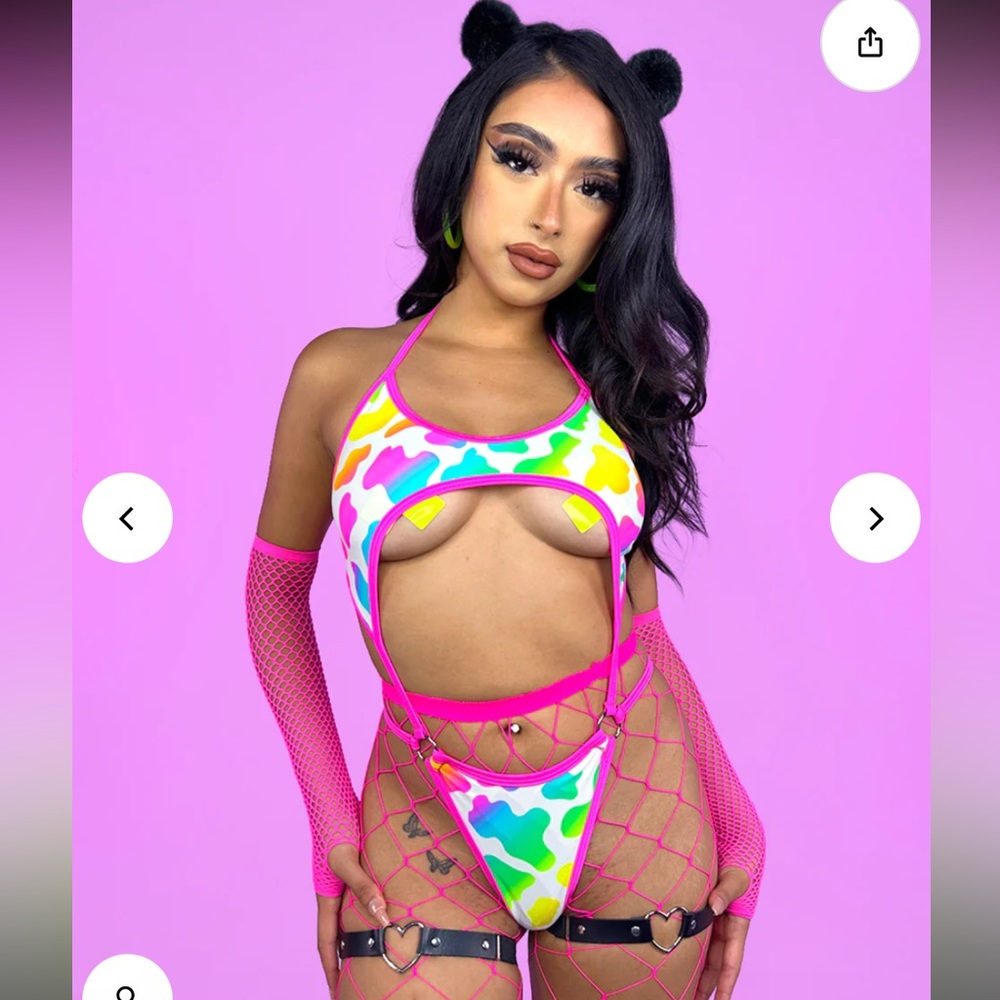 Rave wear. Body suit. Worn Once. Festival wear